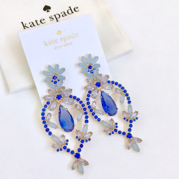 ๐HP๐KATE SPADE Flora Statement Earrings - Picture 1 of 8